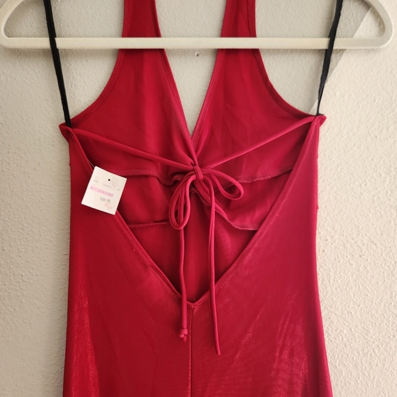 Candy Rocket Dresses Vintage Y2k Candy Rocket Shimmer Halter Dress